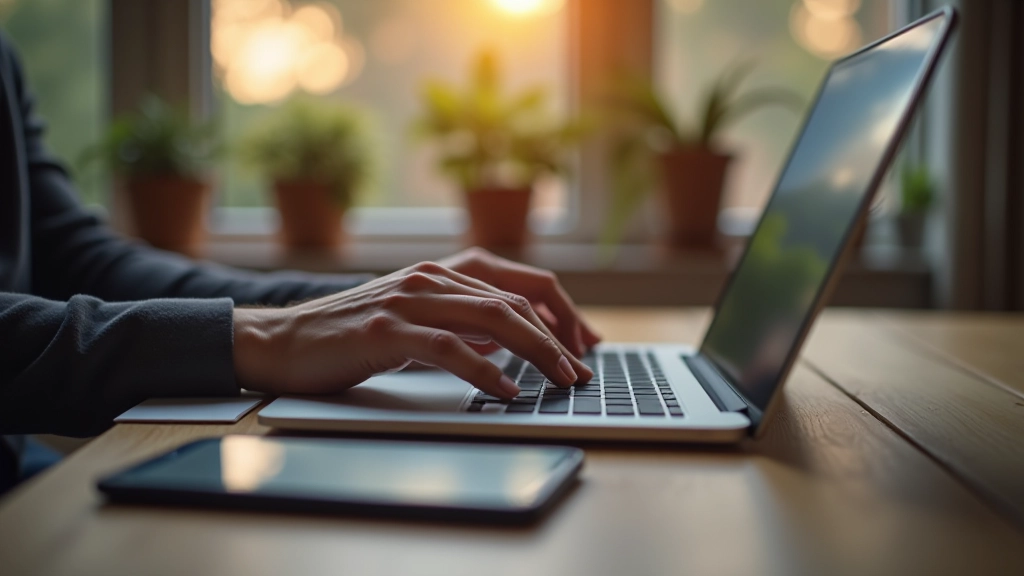 Saugus interneto bankininkystės priešais pateiktas kompiuteryje